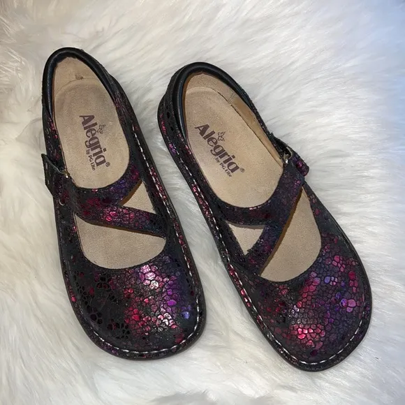 ⭐️ Alegria Maryjane Black/Pink