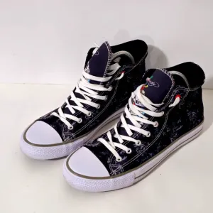 - Ed Hardy Eagle EH9037H Mens Black Canvas Lace Up  Sneakers Shoes 9.5