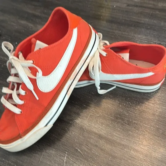 🍍 Nike Court Legacy Men's Shoes Orange Sail Athletic Canvas Sneakers DJ1999800 🍍