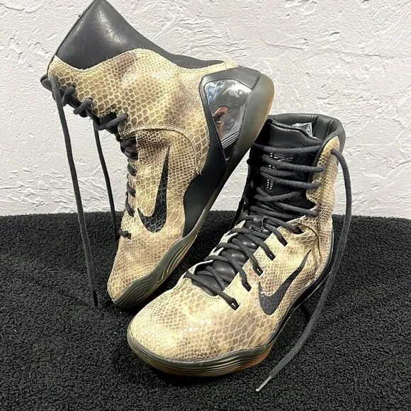 🔥🏀 NIKE KOBE 9 High EXT QS Basketball Shoes 716616 001 Men Size 8 -GUC