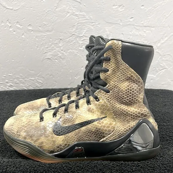 🔥🏀 NIKE KOBE 9 High EXT QS Basketball Shoes 716616 001 Men Size 8 -GUC
