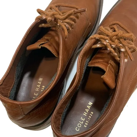 13 / cole haan chukka boots Men's Brown Leather Shoes