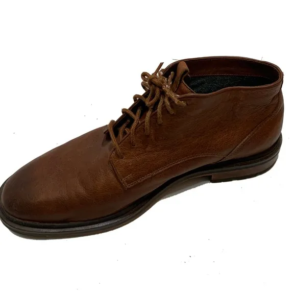 13 / cole haan chukka boots Men's Brown Leather Shoes