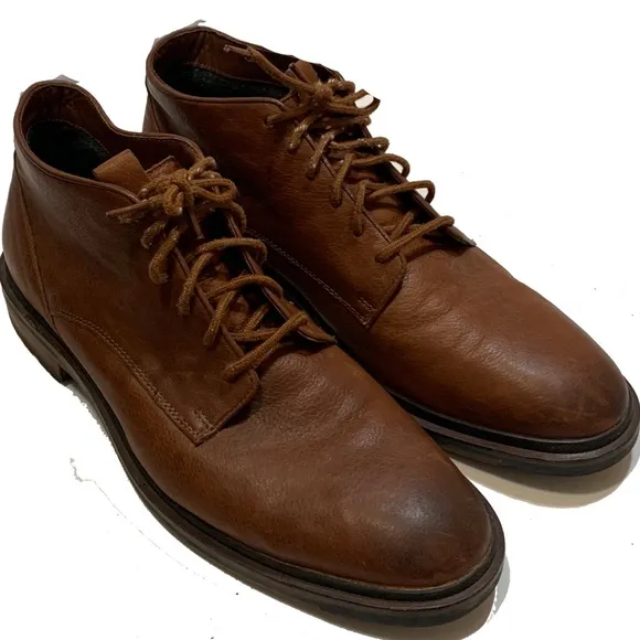 13 / cole haan chukka boots Men's Brown Leather Shoes