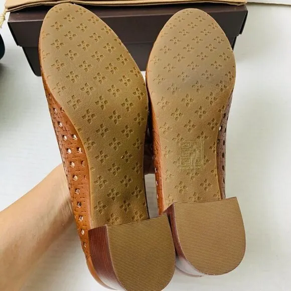 $159 Patricia Nash Allegra Pumps Shoes Tan Leather