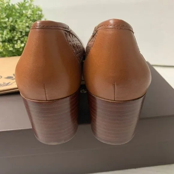 $159 Patricia Nash Allegra Pumps Shoes Tan Leather