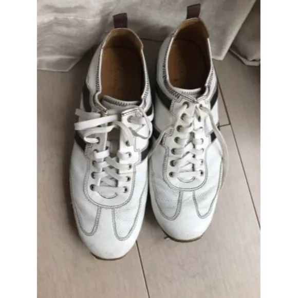 $200 Cole Haan Sneakers Shoes Mens Air White Leather Size 9 M