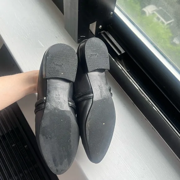 3.1 Philip Lim sz 37.5 black Slip-On Loafers with Black Accent