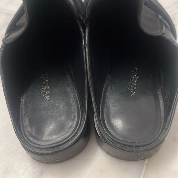3.1 Philip Lim sz 37.5 black Slip-On Loafers with Black Accent