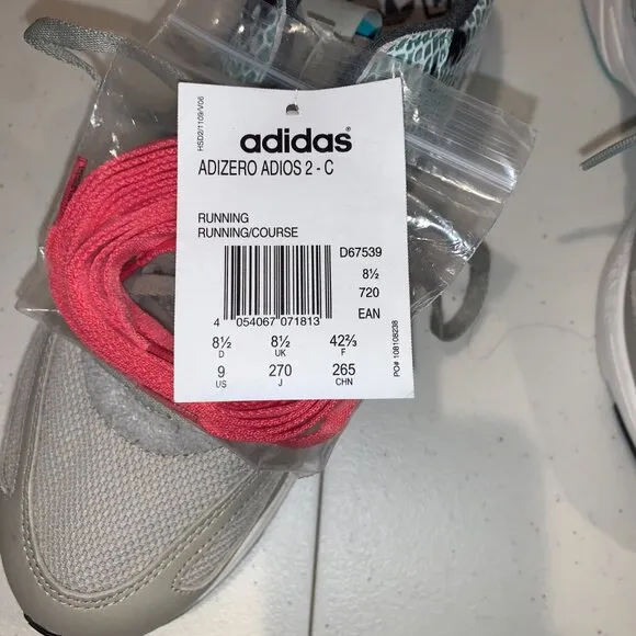 Adidas Adizero Adios 2 Consortium Sneakers Size 9 NEW D67539 Faux Snakeskin