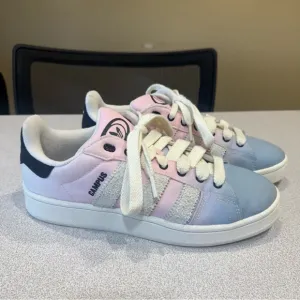 Adidas CAMPUS OOS Sneakers Men’s Size 8.5 Sunrise Blue Pink White Ombre