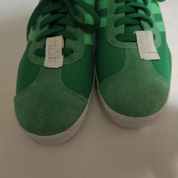 Adidas Gazelle 2 Shoes Fairway Green Zest Low Top Suede Men's 12 Q23105