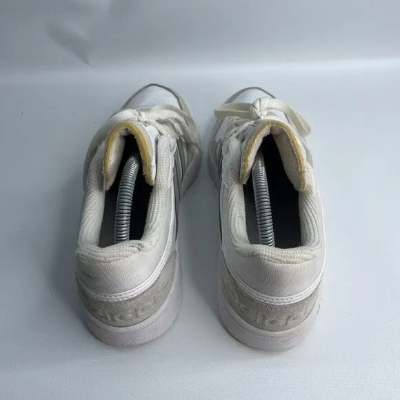 Adidas Hoops 3.0 (HP7947) Low‎ Basketball Shoes Leather White/Gray Men's sz 8