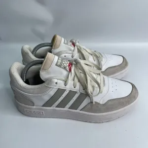Adidas Hoops 3.0 (HP7947) Low‎ Basketball Shoes Leather White/Gray Men's sz 8