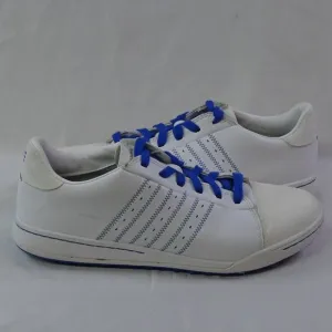 Adidas Men's Adizero White Blue Leather Golf Shoes‎ 816456 White Size 9.5