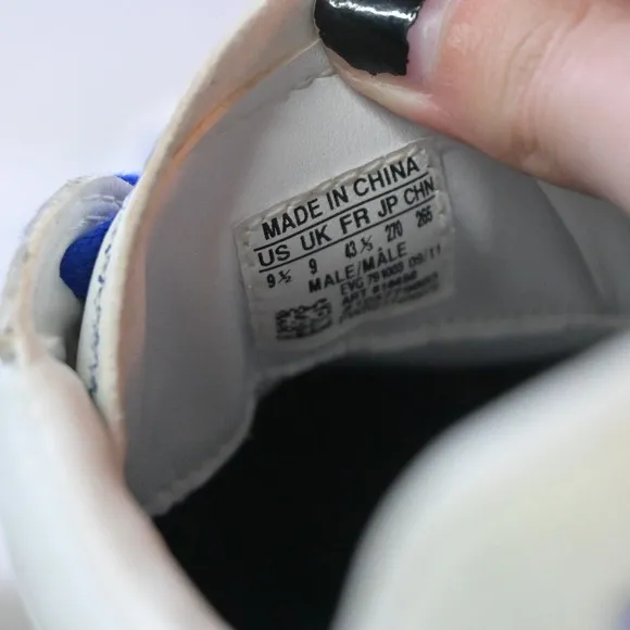Adidas Men's Adizero White Blue Leather Golf Shoes‎ 816456 White Size 9.5