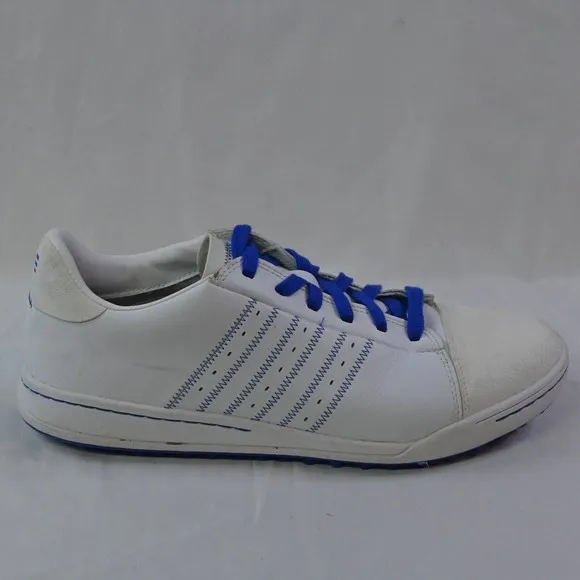 Adidas Men's Adizero White Blue Leather Golf Shoes‎ 816456 White Size 9.5