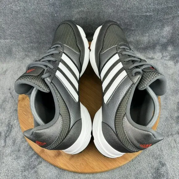 Adidas Mens Tech Response F33551 Golf Shoes Gray White Soft Spikes Size 12