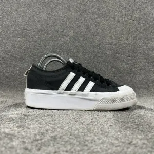 Adidas Nizza Platform FV5321 Black Casual Shoes Sneakers Womens Size 9
