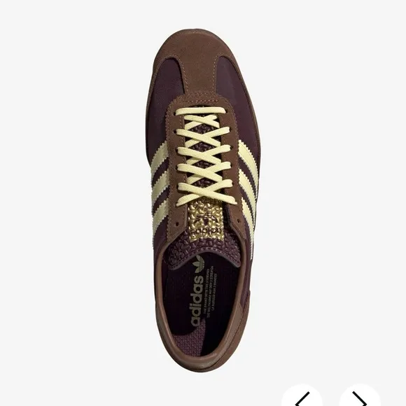 ADIDAS Originals Maroon/Almost Yellow/Preloved Brown SL72 OG Sneakers Sz 7