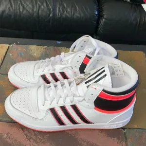 Adidas Originals Men's White/Black/Pink Top Ten PB Sneakers Shoes Size 11