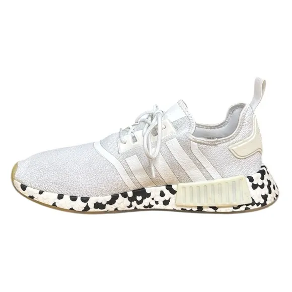 Adidas Originals NMD R1 White Black Speckled Camo #GZ4307 Shoes Men's Size 12