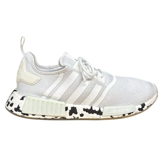 Adidas Originals NMD R1 White Black Speckled Camo #GZ4307 Shoes Men's Size 12