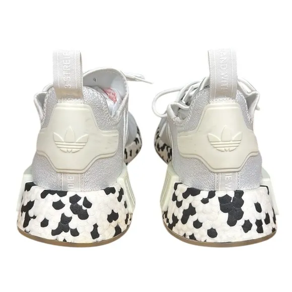 Adidas Originals NMD R1 White Black Speckled Camo #GZ4307 Shoes Men's Size 12