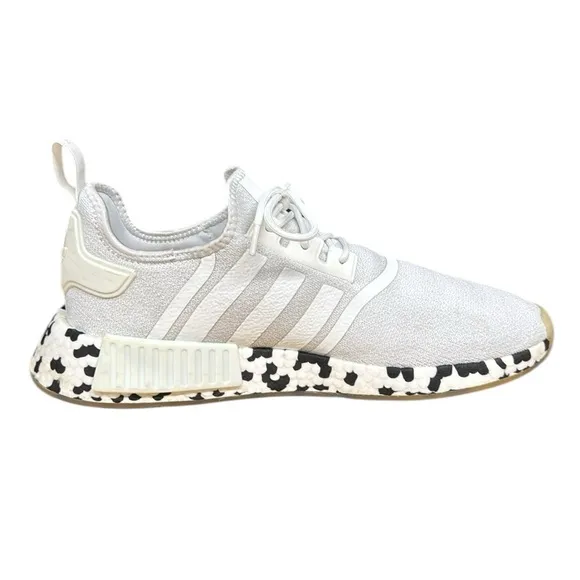 Adidas Originals NMD R1 White Black Speckled Camo #GZ4307 Shoes Men's Size 12