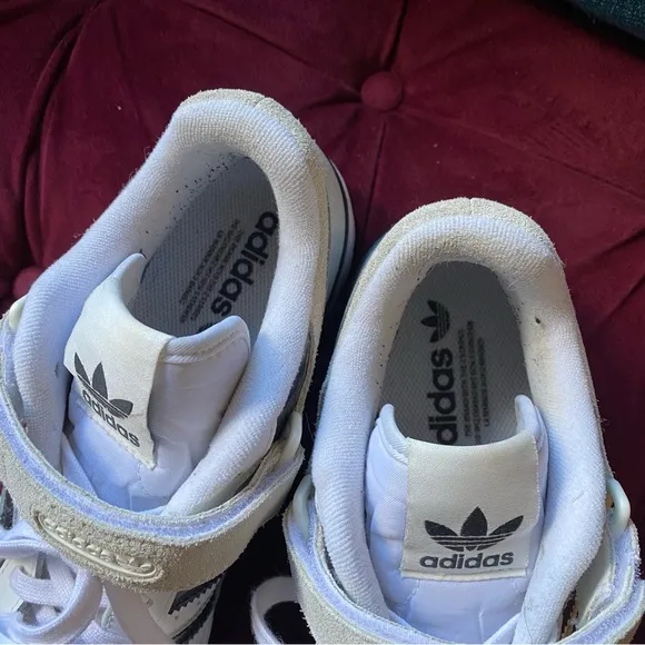 Adidas Originals Women's Forum Low Sneaker Ftwr White/Off White/Core Black 10