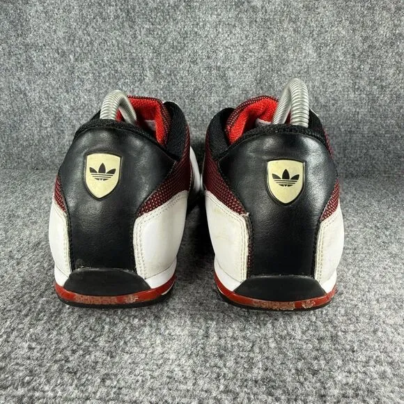 Adidas Porsche Design Shoes Mens 9.5 White Red Driving Leather Sneakers