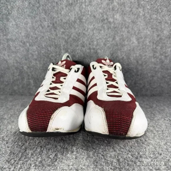 Adidas Porsche Design Shoes Mens 9.5 White Red Driving Leather Sneakers
