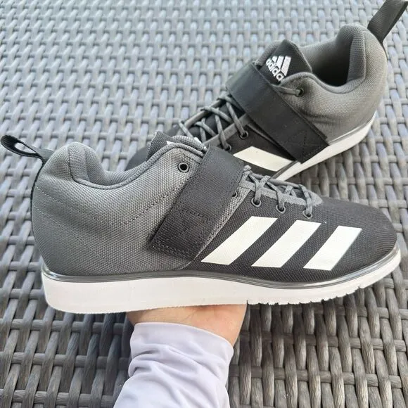 Adidas Powerlift 4 Black Grey Men's Athletic Shoes GZ5870 Size 7.5