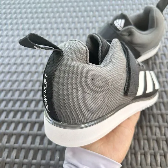Adidas Powerlift 4 Black Grey Men's Athletic Shoes GZ5870 Size 7.5