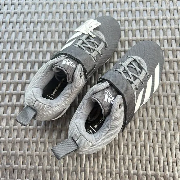 Adidas Powerlift 4 Black Grey Men's Athletic Shoes GZ5870 Size 7.5