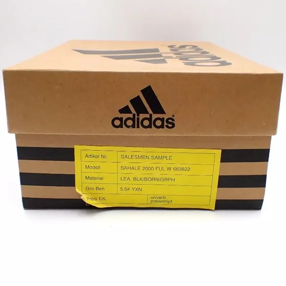 Adidas Sahale 2000 Sample Shoes Black Stealth Rubber Womens Size 7