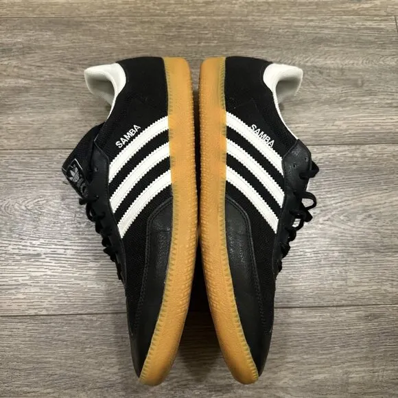 Adidas Samba Canvas Leather Black Gum Men’s Size 13 d74395 Sneakers Shoes