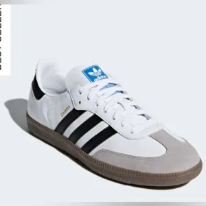 Adidas Samba OG Shoes Size 4.5 in Cloud White/Core Black/gum NWT in packaging