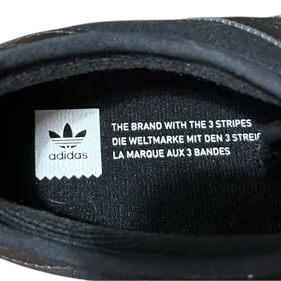 ADIDAS Seeley Black Canvas Sneaker sz 8.5 AQ8531 Skateboard Casual NEW no box