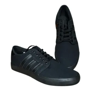 ADIDAS Seeley Black Canvas Sneaker sz 8.5 AQ8531 Skateboard Casual NEW no box