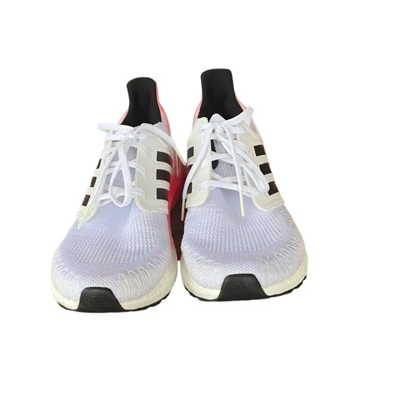 Adidas Sneakers Ultraboost 20 Running Shoes Mens Size 13 White Pink EG5177