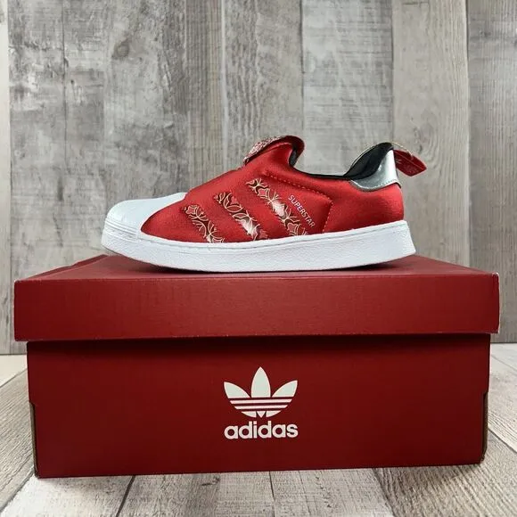 Adidas Superstar 360 Toddler Kid Girl Sneakers Shoes Chinese New Year Red Size 9