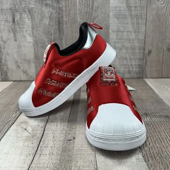 Adidas Superstar 360 Toddler Kid Girl Sneakers Shoes Chinese New Year Red Size 9
