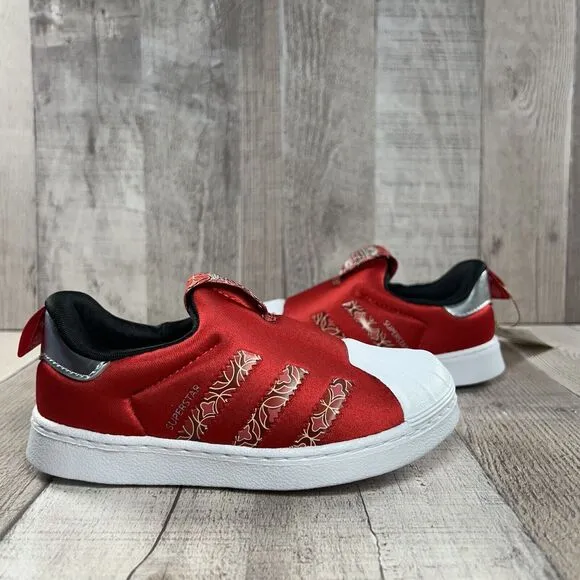 Adidas Superstar 360 Toddler Kid Girl Sneakers Shoes Chinese New Year Red Size 9