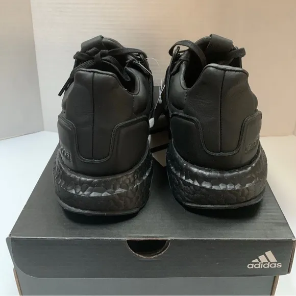 Adidas UltraBoost Leather Black Men Sz 7.5 EF 0901 NWB