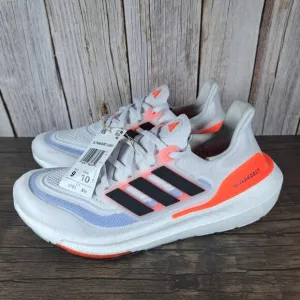Adidas UltraBoost Light Black White SolarRed Men's Sz 9 Women's 10 Running Shoes