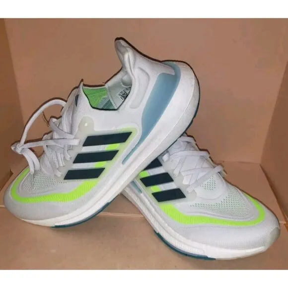 Adidas UltraBoost Light Running Shoes White Men's Size 12 IE1768 New