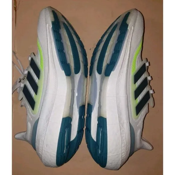 Adidas UltraBoost Light Running Shoes White Men's Size 12 IE1768 New
