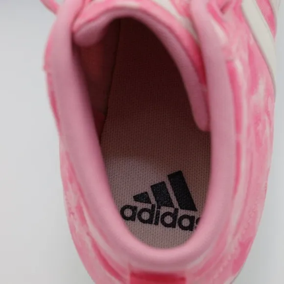 Adidas Womens Sportswear Bravada 2.0 Platform Mid Shoes Pink/White Size 9