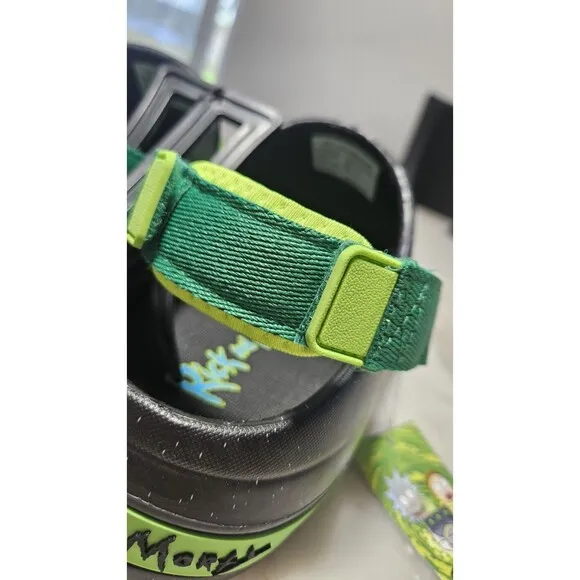 Adult Swim Rick and Morty Crocs Style Ground Up New! Never Worn!
